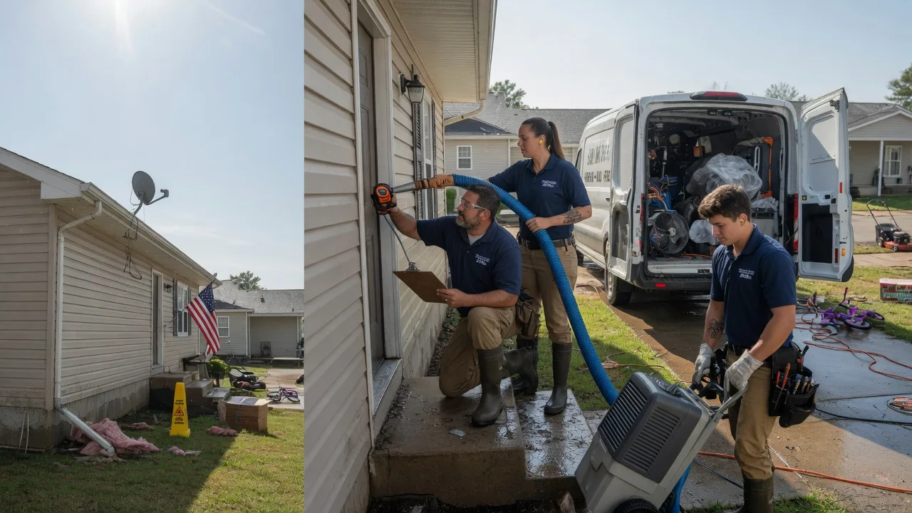 Ceiling Water Damage Restoration in Thornburg, IA near me